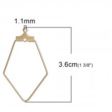 Diamond Primer Gold Earring Holder N°02 x 1 st.