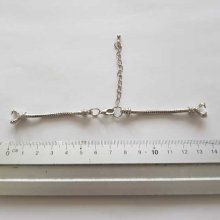 Europeisk stil klocka Dial kedja armband med karbinlås 6 X 7.5 Cm
