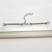 Europeisk stil klocka Dial kedja armband med hummerlås 7 X 8.5 Cm