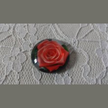 glas cabochon rund 20mm blomma 01-022 