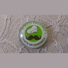 glas cabochon rund 25mm mustasch 038 