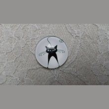 glas cabochon rund 25mm cat 018 
