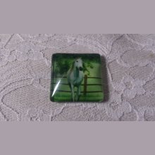 fyrkantig glascabochon 30mm 026 