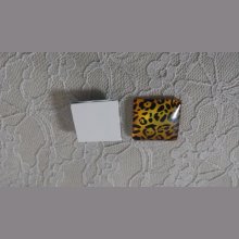 fyrkantig glascabochon 25mm 038 