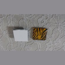 glas fyrkantig cabochon 25mm 032 