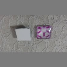 glas fyrkantig cabochon 25mm 015 
