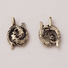 Stjärntecken charm Fiskarna Silver Metal N°01