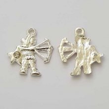 Stjärntecken charm Skytten Silver Metal N°04 med strass