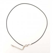 1 halsband 48 cm rund pvc 1.5 mm med karbinlås