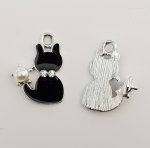 Katt charm N°13 X 10 stycken