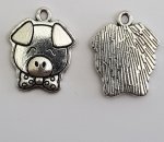 Charm gris N°01 X 1 stycke