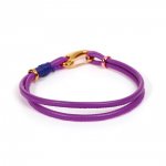 Dubbel Uni European Armband Lila
