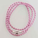 Flätat halsband 58cm N°04