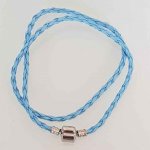 Europeiskt 2-svängigt flätad armband Clip Uni 03 20cm