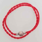 Europeiskt 2-svängigt flätad armband Clip Uni 05 20cm