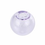 1 rund glaskula för att fylla 16mm Purple