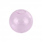 1 x 20mm rund glaskula rosa att fylla