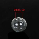 Glaskulor runda 10mm 20 stycken att fylla