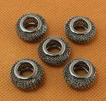 Bead Gunmetal set med 4 stycken