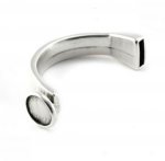 Halva armband i Zamak 12 mm x 03 mm
