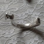 Halva armband i Zamak 10 mm x 2,5 mm