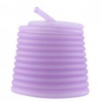 1 meter Pvc-hålsnöre 5 mm lila