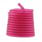 1 meter Pvc-hålig sladd 6,5 mm Fushia Medium