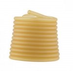 1 meter Pvc-hålsnöre 6,5 mm Champagne