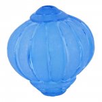 Pearl Lucite Lampion Shape Striated Royal Blue