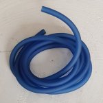 1 meter Pvc-hålig sladd 6,5 mm mörkblå