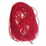 1 meter 1,5 mm PVC-tråd Röd.