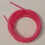 1 meter 2 mm ihålig PVC-sladd Fushia.
