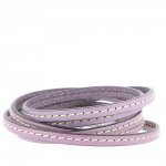 Platt kalvläder lila 05 mm x 20 cm Sydd 1 vit tråd