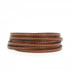 Platt safari kalvläder 05 mm x 20 cm Sydd 1 tråd vit