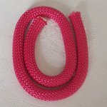 40 cm klätterrep runt 10 mm Fushia