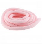 40 cm klätterrep runt 10 mm rosa glitter