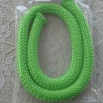 40 cm klätterrep runt 10 mm Fluo