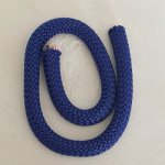 40 cm klätterrep runt 10 mm Blå