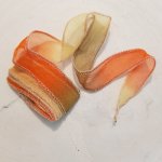 Handfärgat rayonband nr 14