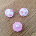 Fancy knapp för barn fotboll N°02 ljusrosa