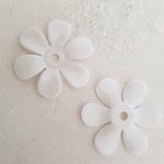 Syntetisk blomma N°01 vit
