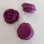 Syntetisk blomma nr 03-18 mörklila