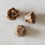 Blomma kakel 15 mm N°01-04 Brun