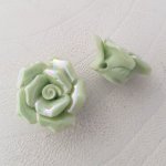 Blomma 20 mm N°02-10 Turkosgrön