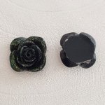 Syntetisk blomma 20 mm N°05-03 Svart