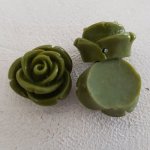 Syntetisk blomma 13 mm N°01-09 Khaki
