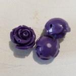 Syntetisk blomma 13 mm N°03-26 lila