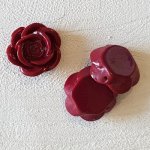 Syntetisk blomma 17 mm N°04-17 Bordeaux