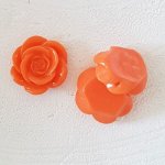 Syntetisk blomma 17 mm N°04-13 Orange