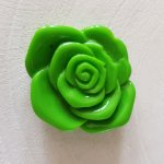 Syntetisk blomma 37 mm N°06-03 Grön